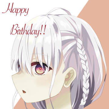 琴寄文乃birthday絵+見返り美文乃