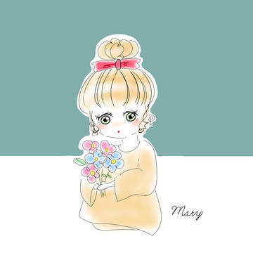 𖤣𖥧𖥣｡𖥧 Maryのイラスト 𖥧 𖧧