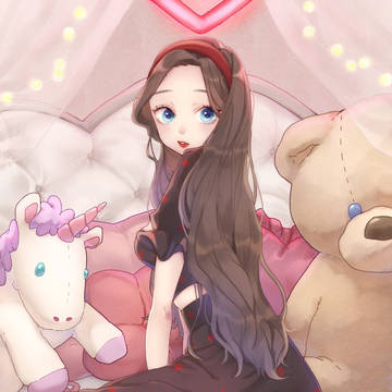 ピンクと赤