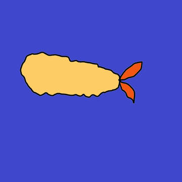 天然エビフライ