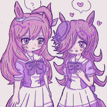 ミホノブルボンとライスシャワー