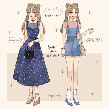 Sailor Moon outfits 1992