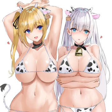牛柄ビキニ