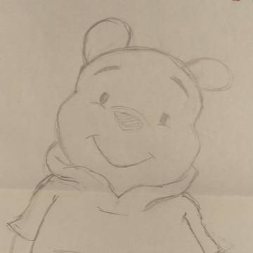 プーさん　アナログで描いてみた