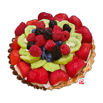 Mega Fruit Tart