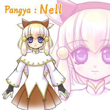 パンヤ：ネル　魔女見習い衣装(未完成)
