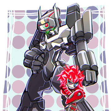 カートゥーン風ゲイル＆弾銃郎