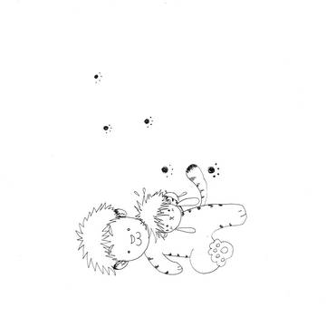 【友達のあやちゃんが描いてくれた】ソロイと団長
