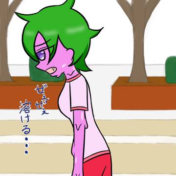 ニンゲンちゃん 4コマ オリキャラ