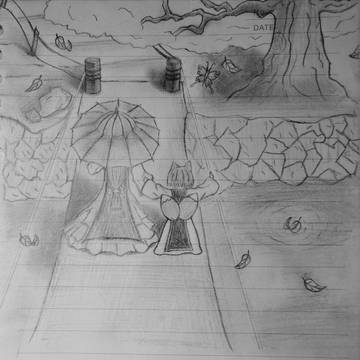 桥上的藍与紫~