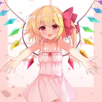 ドレスを着たフランちゃん