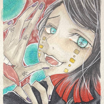 魘夢【コピックイラスト】