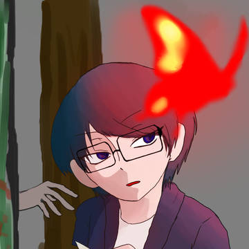 紅い蝶