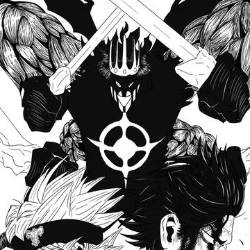 Asta y Yami vs Dante (fan art)