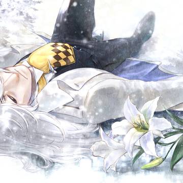 Dr.キリコ～白い死神～　5巻単行本カバーイラスト（ラフ等含む）