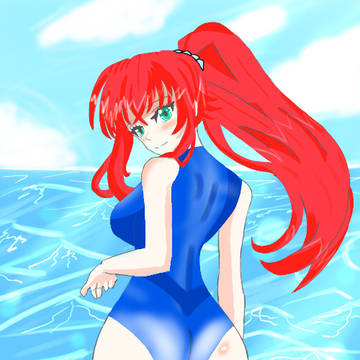 Rias Blue SwimSuit