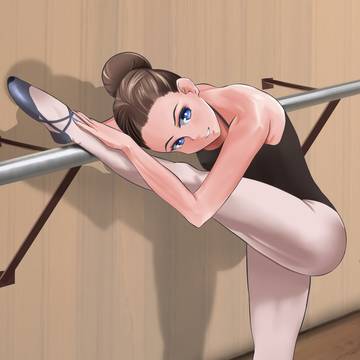 Ballerina Stretching