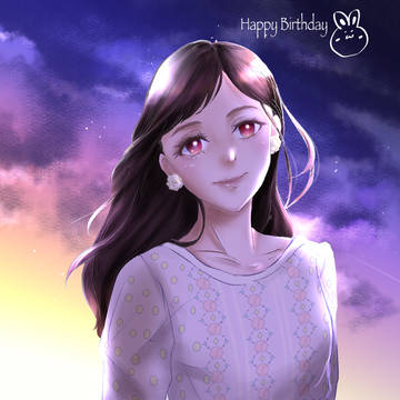 2021.3.26まゆゆお誕生日おめでとう絵