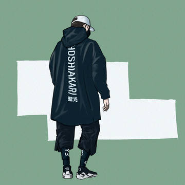 Blue Grey Coat