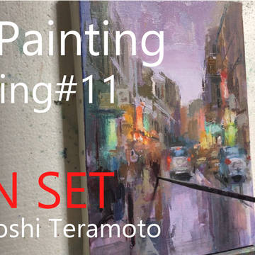 油絵メイキングoil painting making video