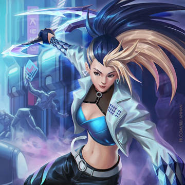 Akali KDA All out fanart