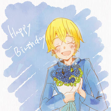 ユージオ誕生日落書き