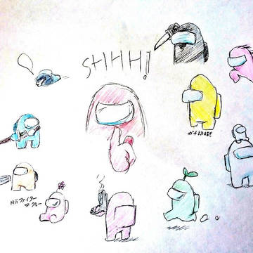 描いてみたくて描いたクルー達