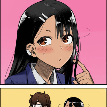 Nagatoro and Naoto Coloring
