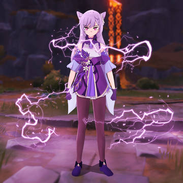 Keqing uses her power