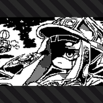 広場絵＋アナログ落書き