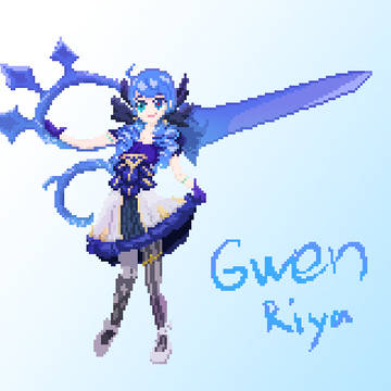 LoL Gwen pixel art