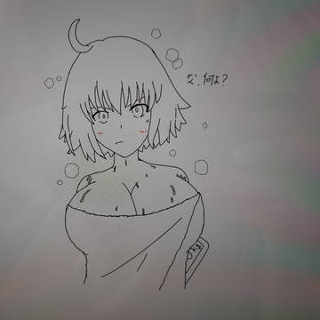 風呂上がりに体重計に乗ってしまったジャンヌオルタ