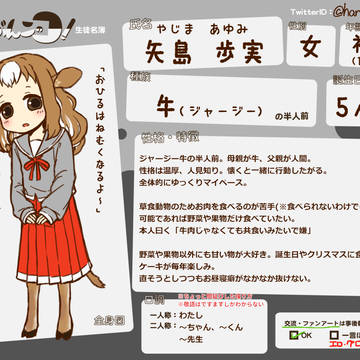 【はんぶんこのコ！】矢島歩実【CS】