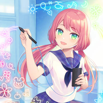 お絵描きガール