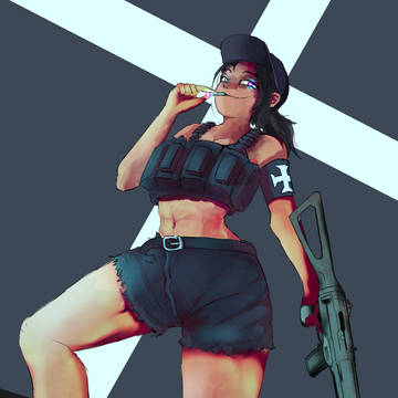 girl with Sig550
