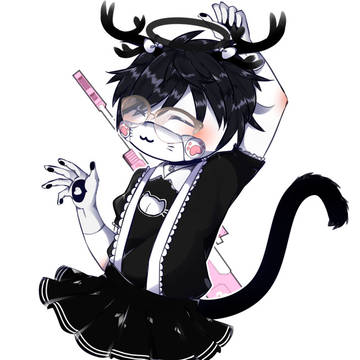 Haji in maid costume