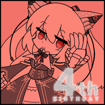 #のらきゃっと4歳誕生日