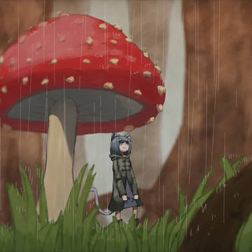 雨が降った