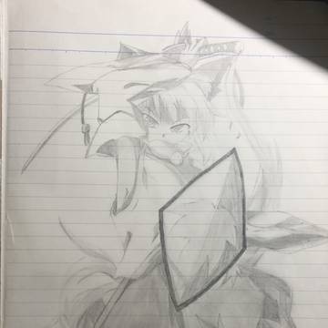 犬走椛 （模写）