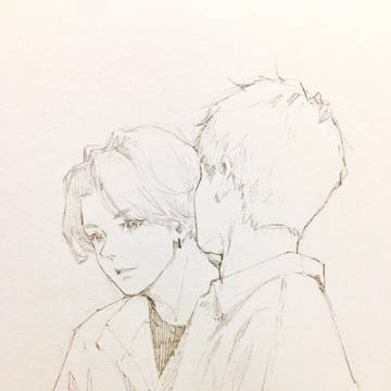 男生线稿