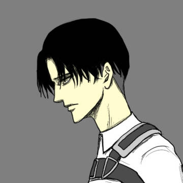 兵長初描き
