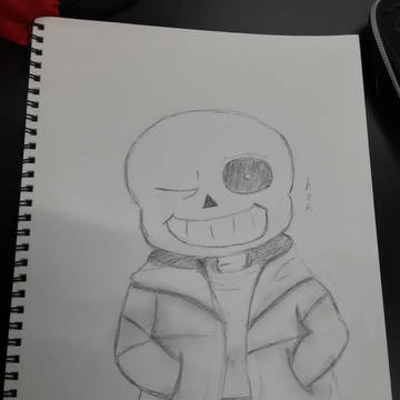 初めて描いたSans！