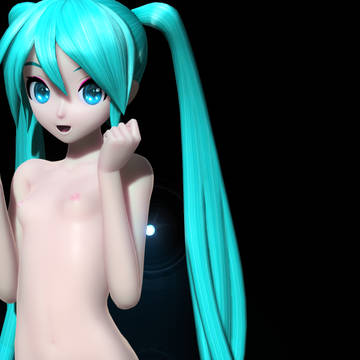 初音ミク Nude Wallpaper