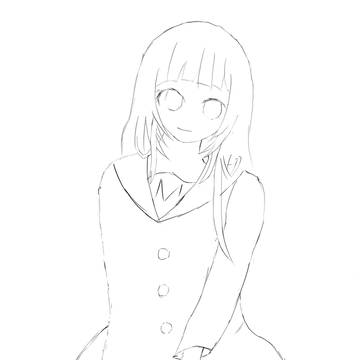 バランスボールと女の子