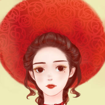 Big rose hat