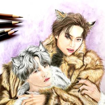 BTS　SUGA🐱&V🐯