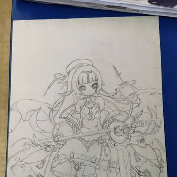 46的临摹和彩铅上色