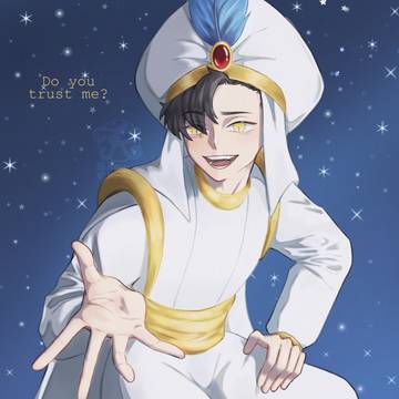 クロ月 as ALADDIN AU