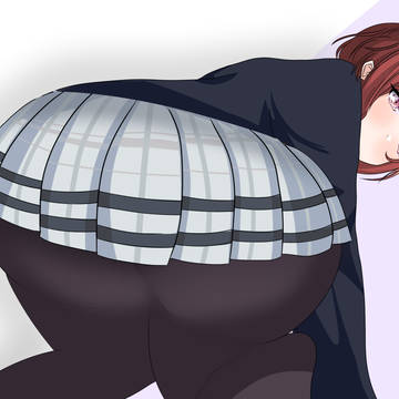 自撮りの要望にお尻で応えてくれる樋口円香ちゃん