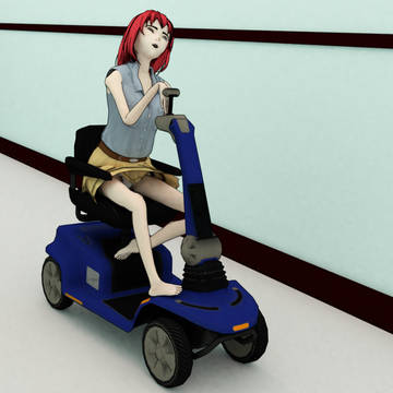 Mako's new wheelchair